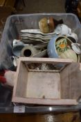 PLASTIC BOX CONTAINING CERAMICS