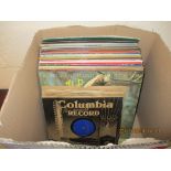 BOX OF VARIOUS EASY LISTENING VINYL RECORDS
