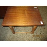 MAHOGANY OCCASIONAL TABLE, 51CM WIDE