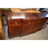 REPRODUCTION MAHOGANY SIDEBOARD, 162CM LONG