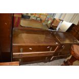 COMPOSITE UTILITY BEDROOM SUITE COMPRISING DRESSING TABLE, CHEST AND WARDROBE