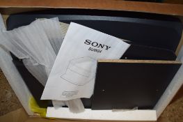 SONY TV TABLE AND STAND FOR ASSEMBLY