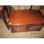 REPRODUCTION MAHOGANY TV STAND, 87CM WIDE