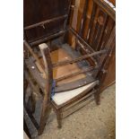 TWO EDWARDIAN INLAID BEDROOM CHAIRS