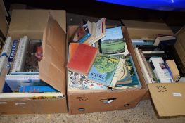 THREE BOXES OF BOOKS