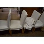 SET OF FOUR MODERN DINING CHAIRS