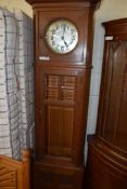 EARLY 20TH CENTURY OAK LONGCASE CLOCK, 205CM HIGH