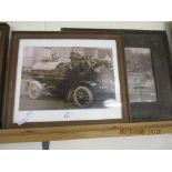 TWO VINTAGE FRAMED PHOTOGRAPHS