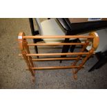 MODERN PINE TOWEL RAIL, 63CM WIDE