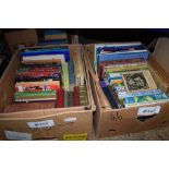TWO BOXES OF BOOKS