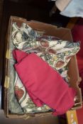 BOX OF VARIOUS FABRIC