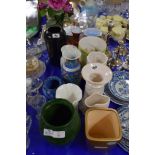 CERAMIC ITEMS, MAINLY VASES