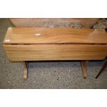 MODERN REPRODUCTION DROP LEAF TABLE, 106CM LONG