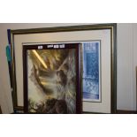 THREE VARIOUS FRAMED PRINTS