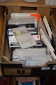BOX CONTAINING VARIOUS MOBILE PHONE CASES ETC