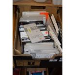 BOX CONTAINING VARIOUS MOBILE PHONE CASES ETC