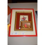 THREE PRINTS IN FRAMES