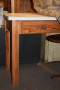 PINE FRAMED KITCHEN TABLE