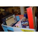 BOX OF VARIOUS BOARD GAMES ETC