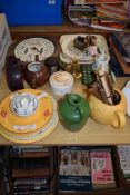 GROUP OF CERAMIC PLATES ETC