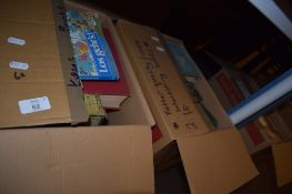 THREE BOXES OF BOOKS, MAINLY HARDBACK, VARIOUS TITLES