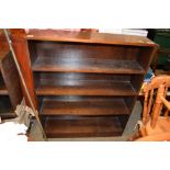SMALL BOOKCASE, WIDTH APPROX 91CM