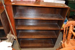 SMALL BOOKCASE, WIDTH APPROX 91CM