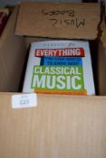 BOX OF BOOKS, SOME MUSIC TITLES