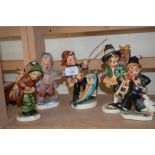 GROUP OF FOUR HUMMEL TYPE FIGURES