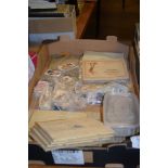 BOX CONTAINING MAINLY CIGARETTE CARDS AND COLLECTORS BOOKS