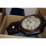 BOX CONTAINING WALL CLOCK