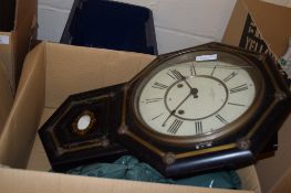 BOX CONTAINING WALL CLOCK