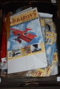 BOX OF MAGAZINES INCLUDING RED BARON’S FIGHTER PLANE