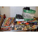 QUANTITY OF VARIOUS SCALEXTRIC BOXED SETS AND ACCESSORIES