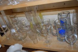 GROUP OF DRINKING GLASSES