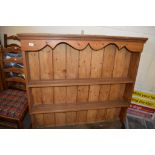 VINTAGE PINE DRESSER TOP, WIDTH APPROX 125CM