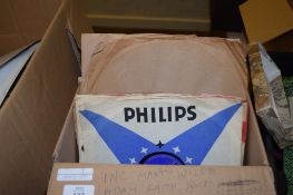 BOX CONTAINING VINYL RECORDS, MAINLY 1960S