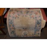 FLORAL DECORATED RUNNER APPROX 69CM WIDE