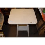 PAINTED BAMBOO OCCASIONAL TABLE, WIDTH APPROX 53CM