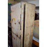 PAINTED PINE CUPBOARD, WIDTH APPROX 62CM