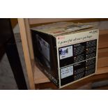 BOXED DIGITAL CAMERA TOGETHER WITH A CD RACK ETC