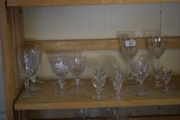 GROUP OF DRINKING GLASSES