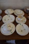 GROUP OF ROYAL DOULTON DINNER WARES IN THE COPPICE PATTERN