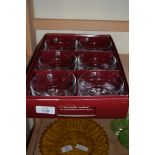 BOXED SET OF DESSERT GLASSES