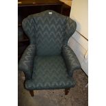 MODERN EASY CHAIR, WIDTH APPROX 77CM MAX