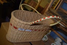 WICKERWORK SHOPPING BASKET