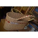 WICKERWORK SHOPPING BASKET