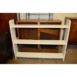 PAINTED WALL SHELF, WIDTH APPROX 107CM