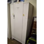 PAINTED UTILITY WARDROBE, WIDTH APPROX 85CM