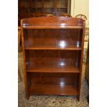 SMALL BOOKSHELF, WIDTH APPROX 62CM